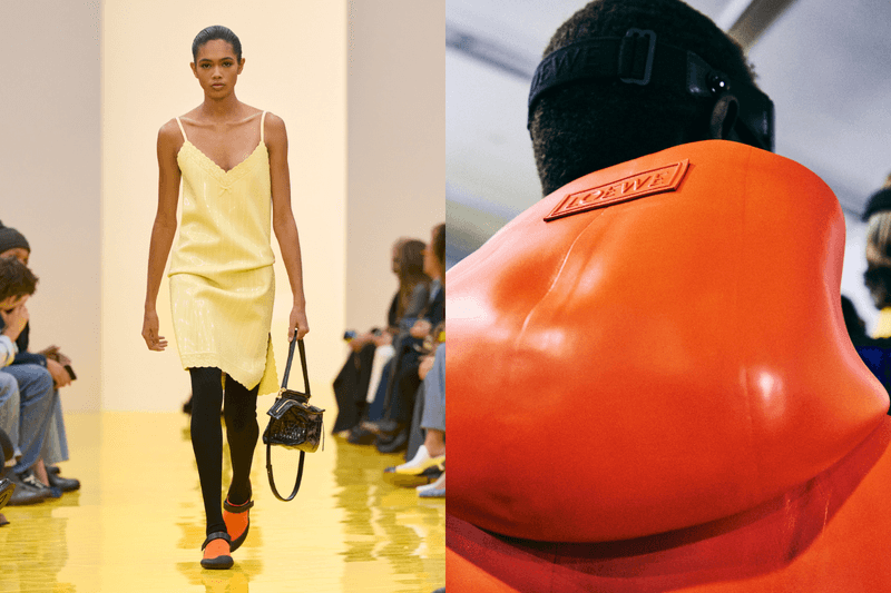LOEWE Fall/Winter 2026 Collection Highlights Inflatable Silhouettes, Glossy Textures, and New Bags