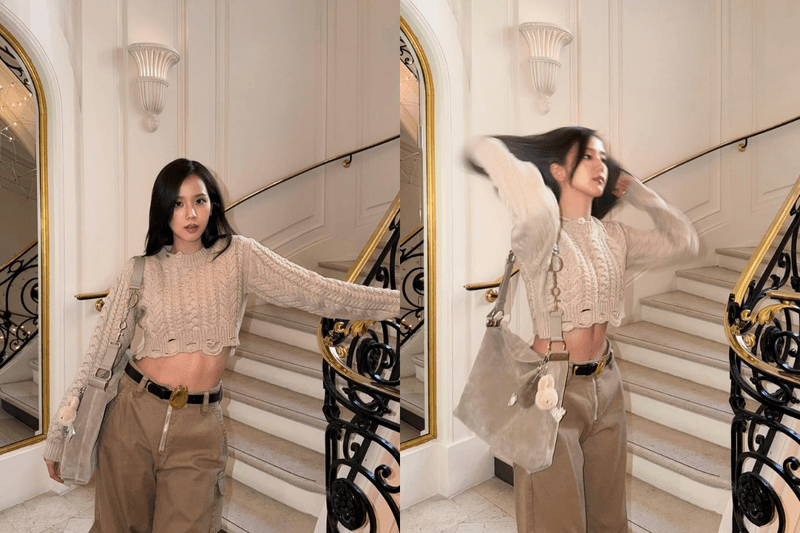 Dior Introduces the Diorly Bag for Spring/Summer 2026, Spotted on Jisoo in Paris
