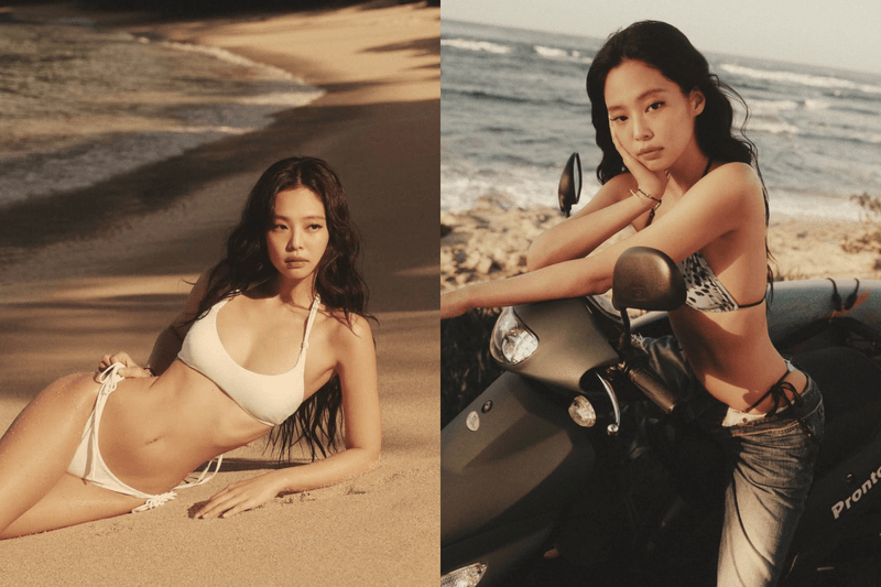 JENNIE 把比基尼變時髦了：攜手 Frankies Bikinis 推出聯名，更親自設計！