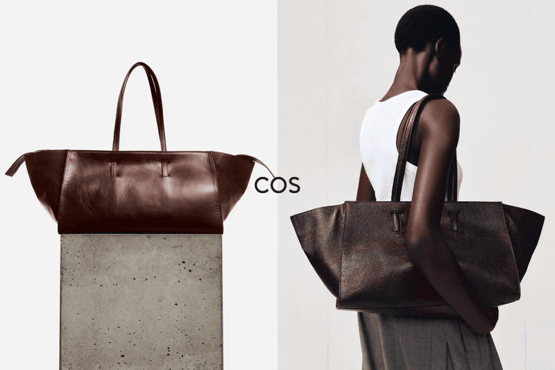 想找一款「越揹越耐看」的包？COS Monument 托特包，把極簡穿搭變得更高級！