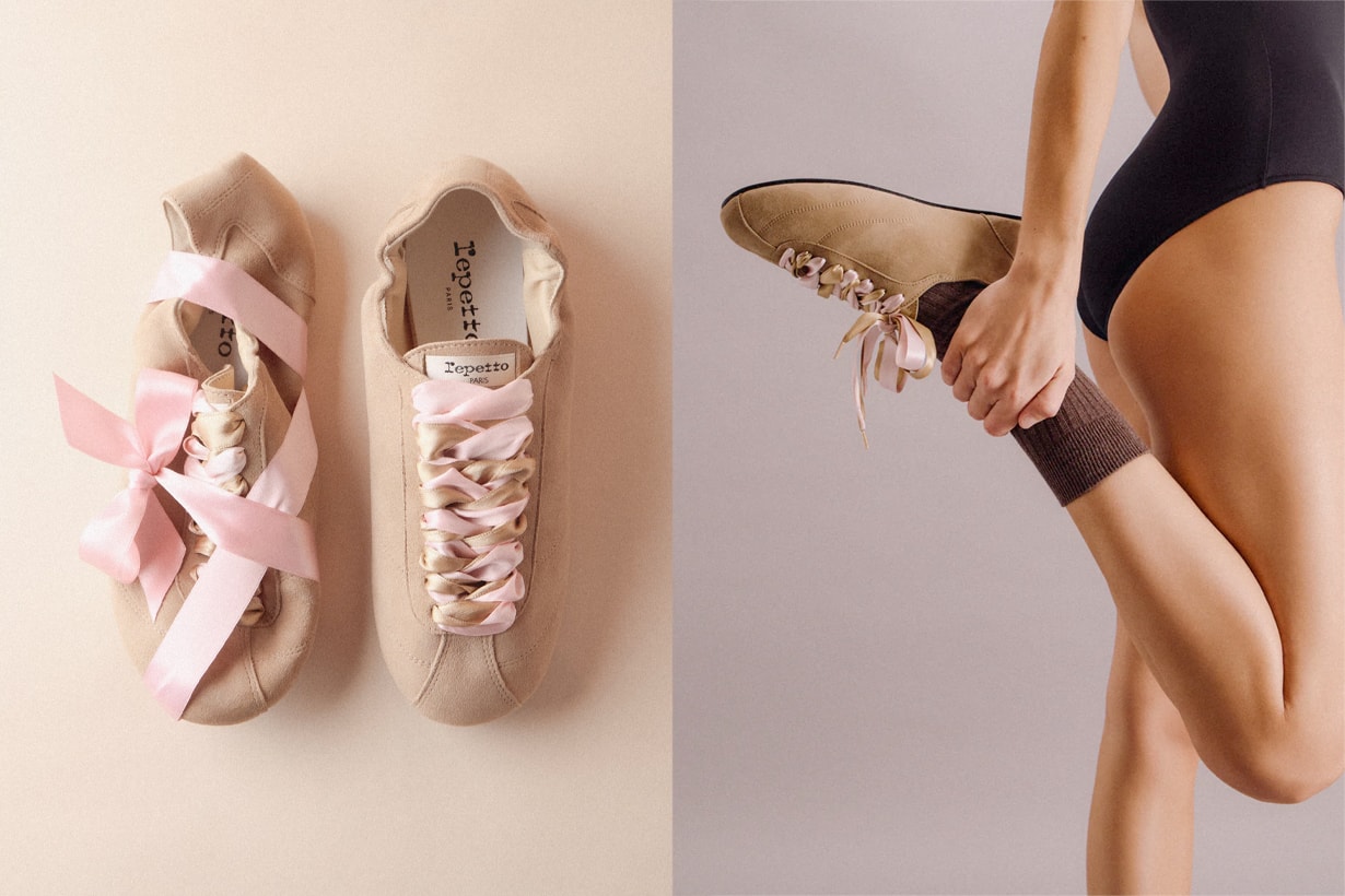 repetto tennis silk ballet sneakerina sneakers new color