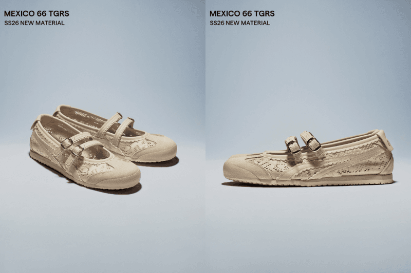 收進鞋櫃不後悔：鬼塚虎 MEXICO 66 TGRS 蕾絲新系列，浪漫質感讓人愛不釋手！