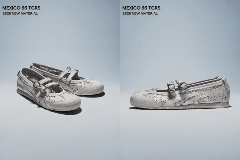 收進鞋櫃不後悔：鬼塚虎 MEXICO 66 TGRS 蕾絲新系列，浪漫質感讓人愛不釋手！