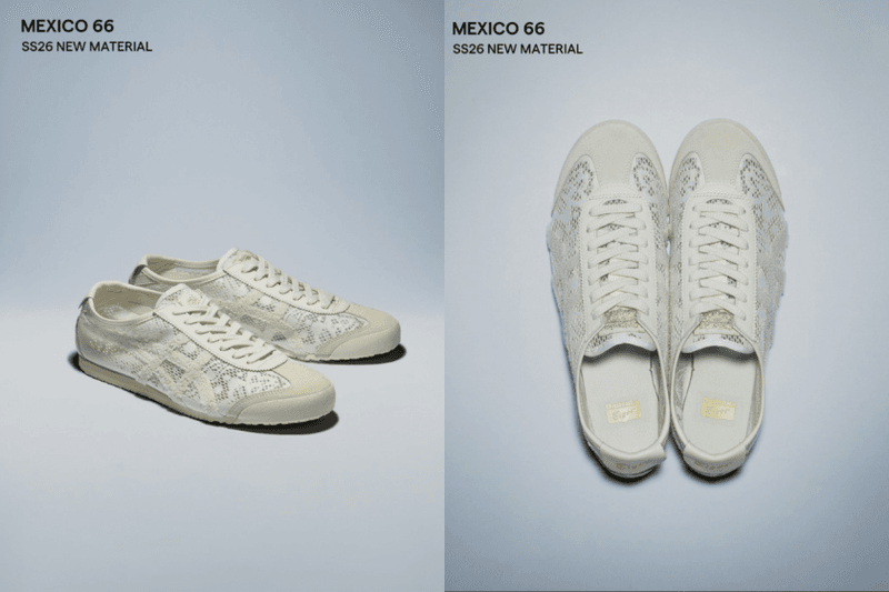 收進鞋櫃不後悔：鬼塚虎 MEXICO 66 TGRS 蕾絲新系列，浪漫質感讓人愛不釋手！