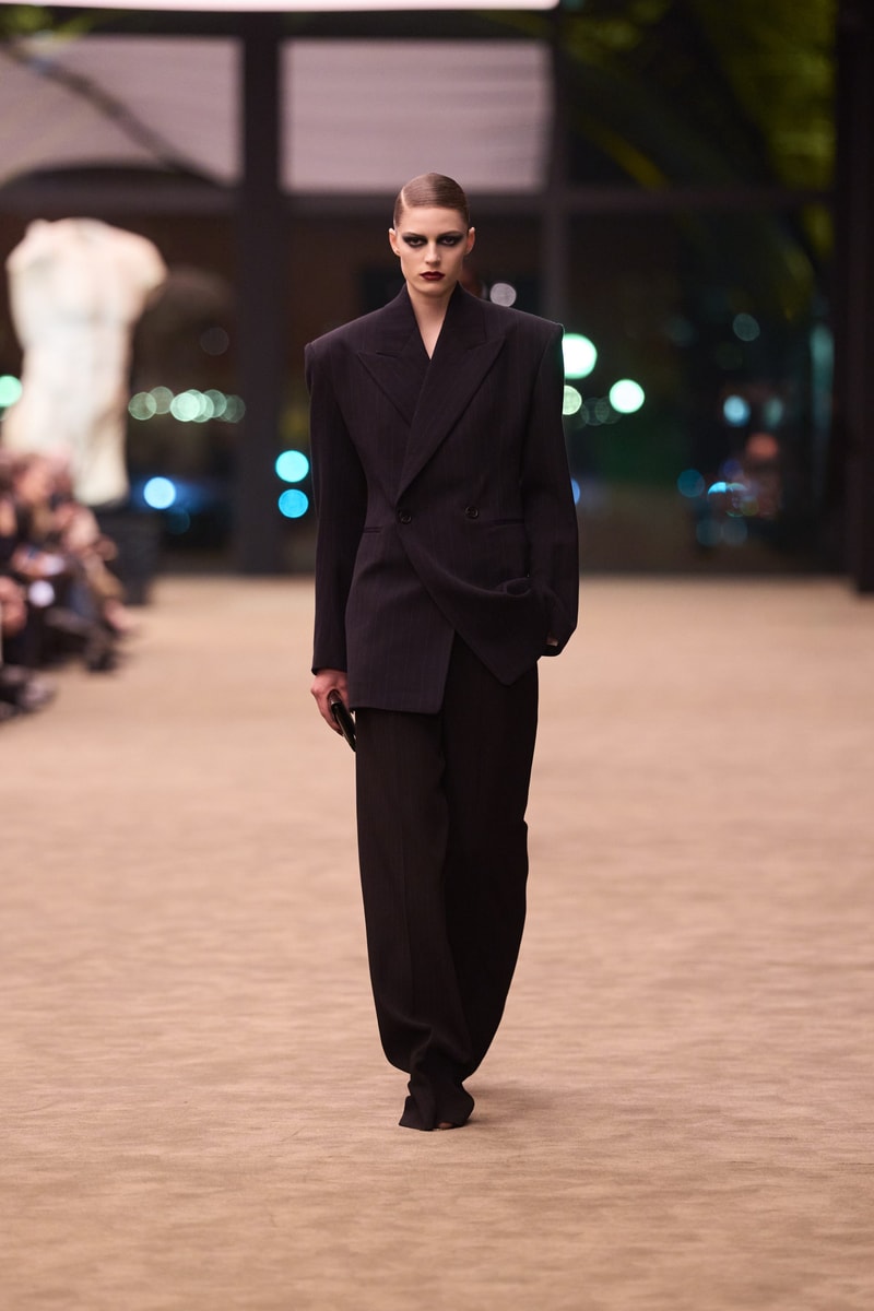 Saint Laurent Winter 2026 Womenswear Collection Redefines Power Dressing With Sharp Tailoring