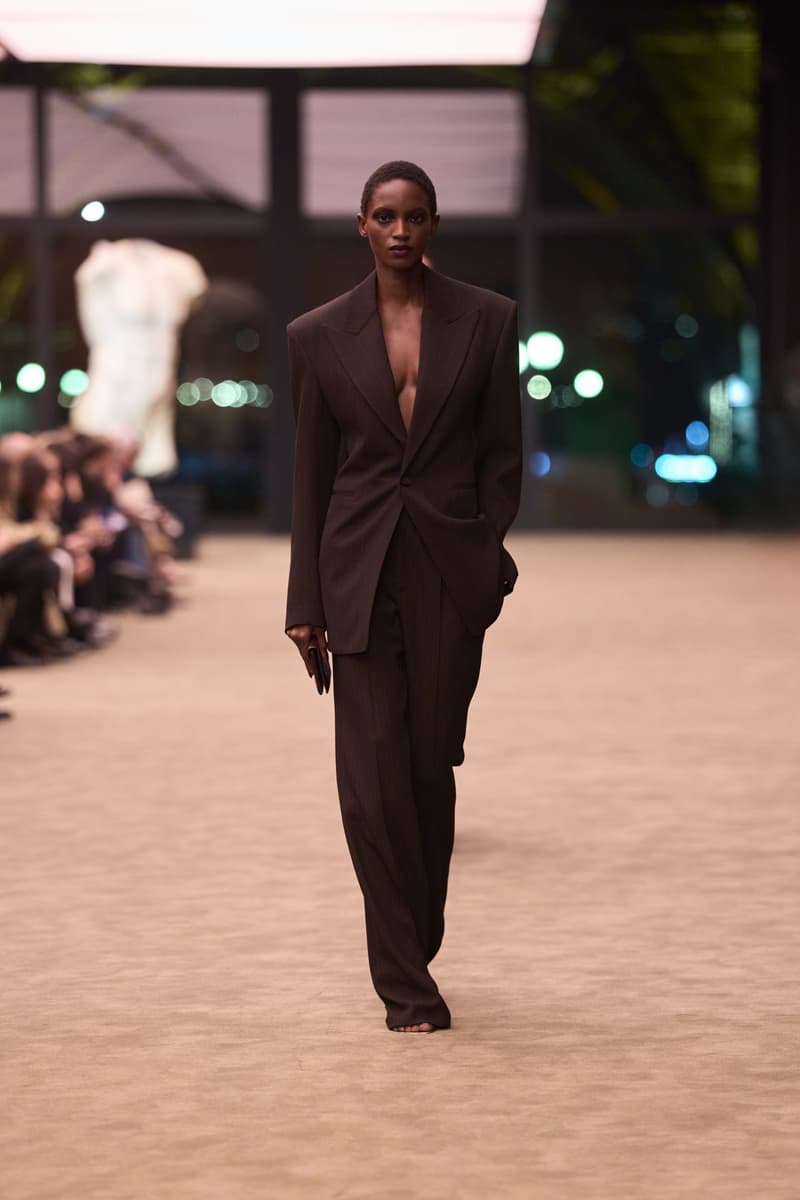 Saint Laurent Winter 2026 Womenswear Collection Redefines Power Dressing With Sharp Tailoring