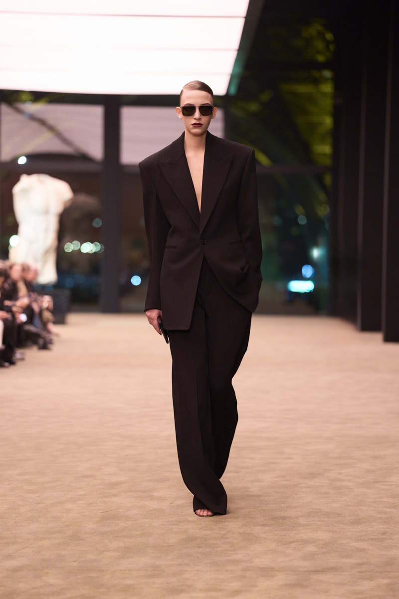 Saint Laurent Winter 2026 Womenswear Collection Redefines Power Dressing With Sharp Tailoring