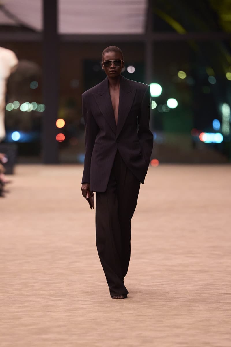 Saint Laurent Winter 2026 Womenswear Collection Redefines Power Dressing With Sharp Tailoring