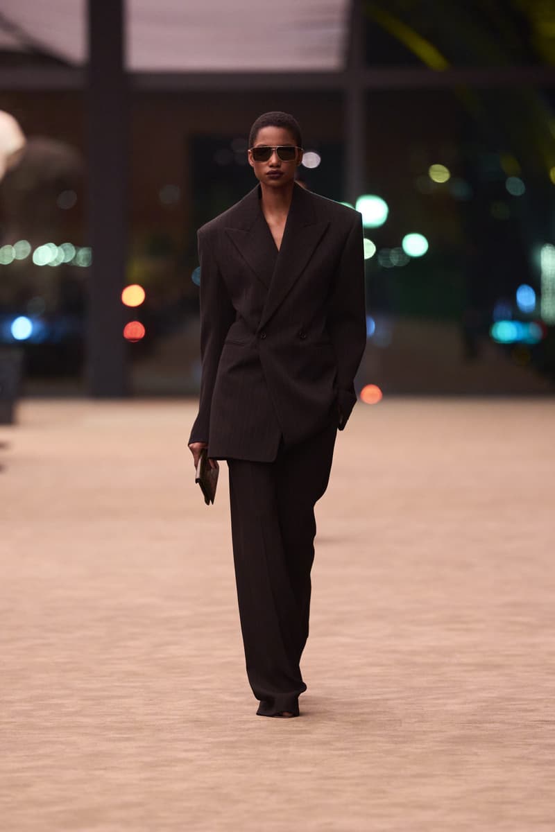 Saint Laurent Winter 2026 Womenswear Collection Redefines Power Dressing With Sharp Tailoring