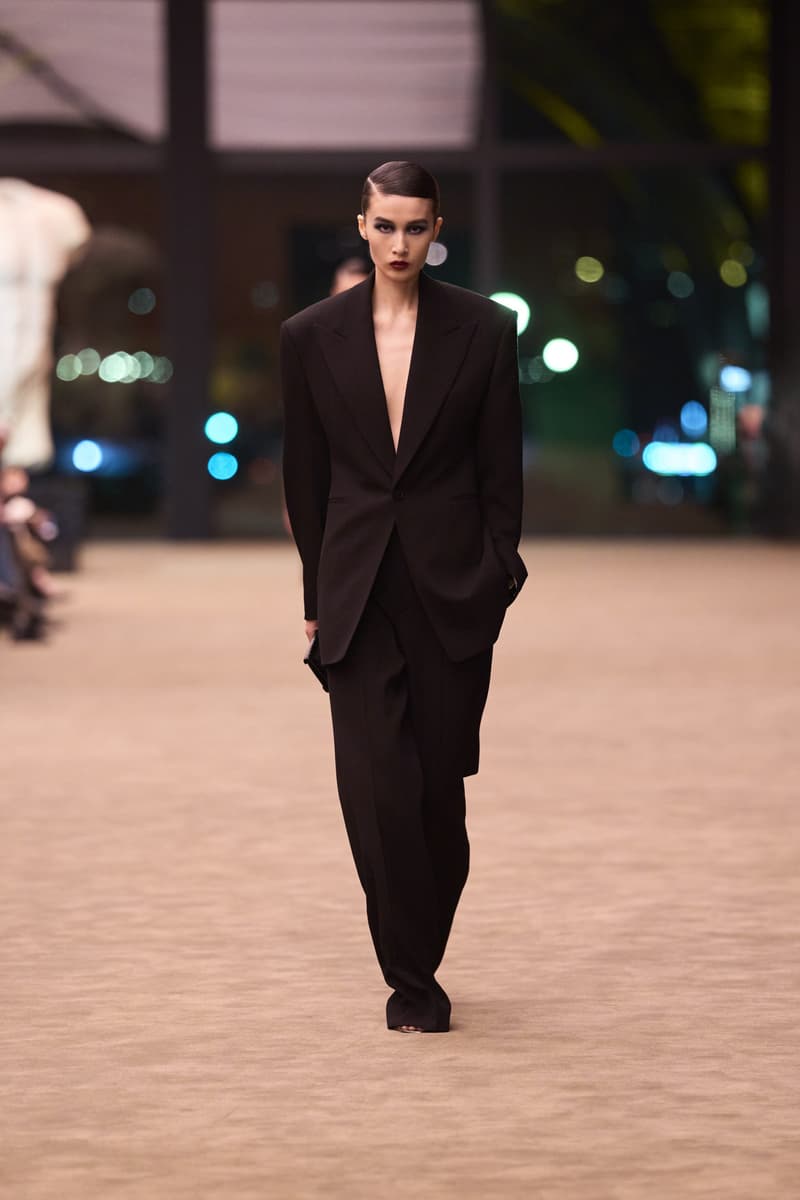 Saint Laurent Winter 2026 Womenswear Collection Redefines Power Dressing With Sharp Tailoring