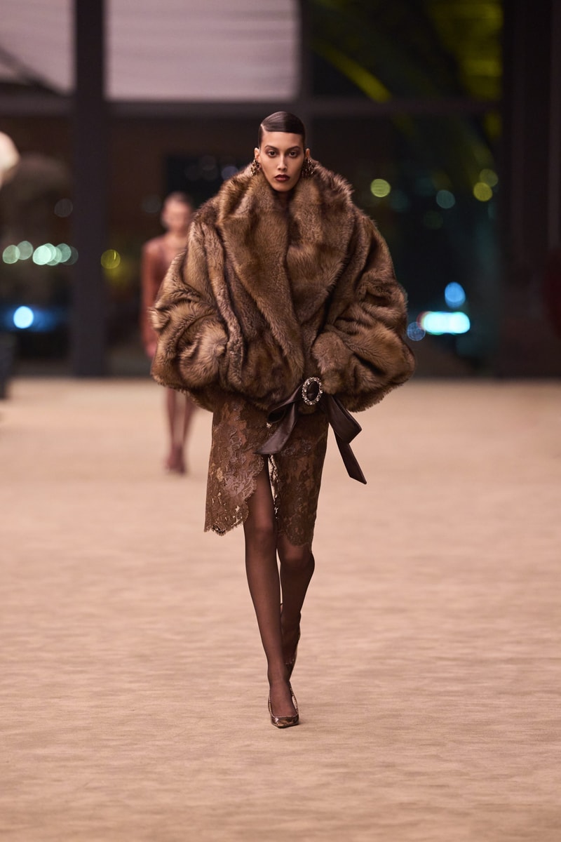 Saint Laurent Winter 2026 Womenswear Collection Redefines Power Dressing With Sharp Tailoring