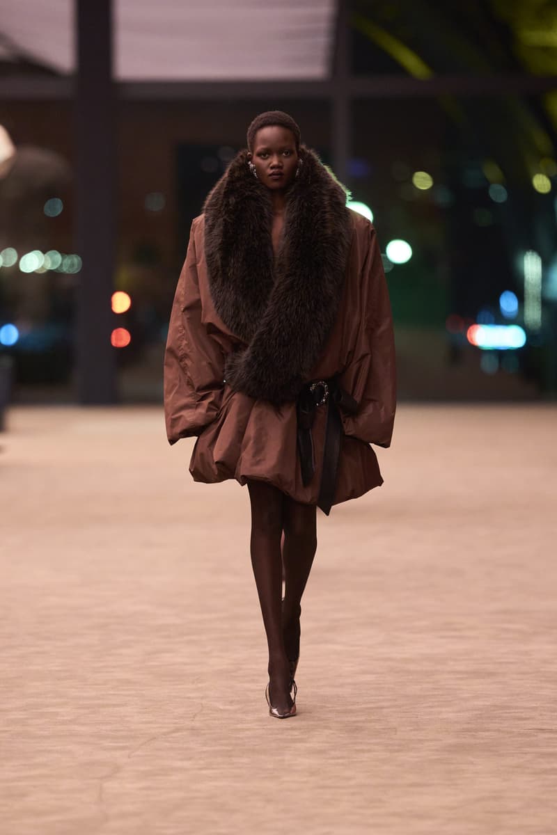 Saint Laurent Winter 2026 Womenswear Collection Redefines Power Dressing With Sharp Tailoring