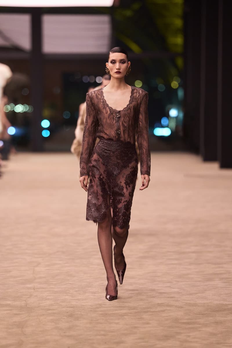 Saint Laurent Winter 2026 Womenswear Collection Redefines Power Dressing With Sharp Tailoring