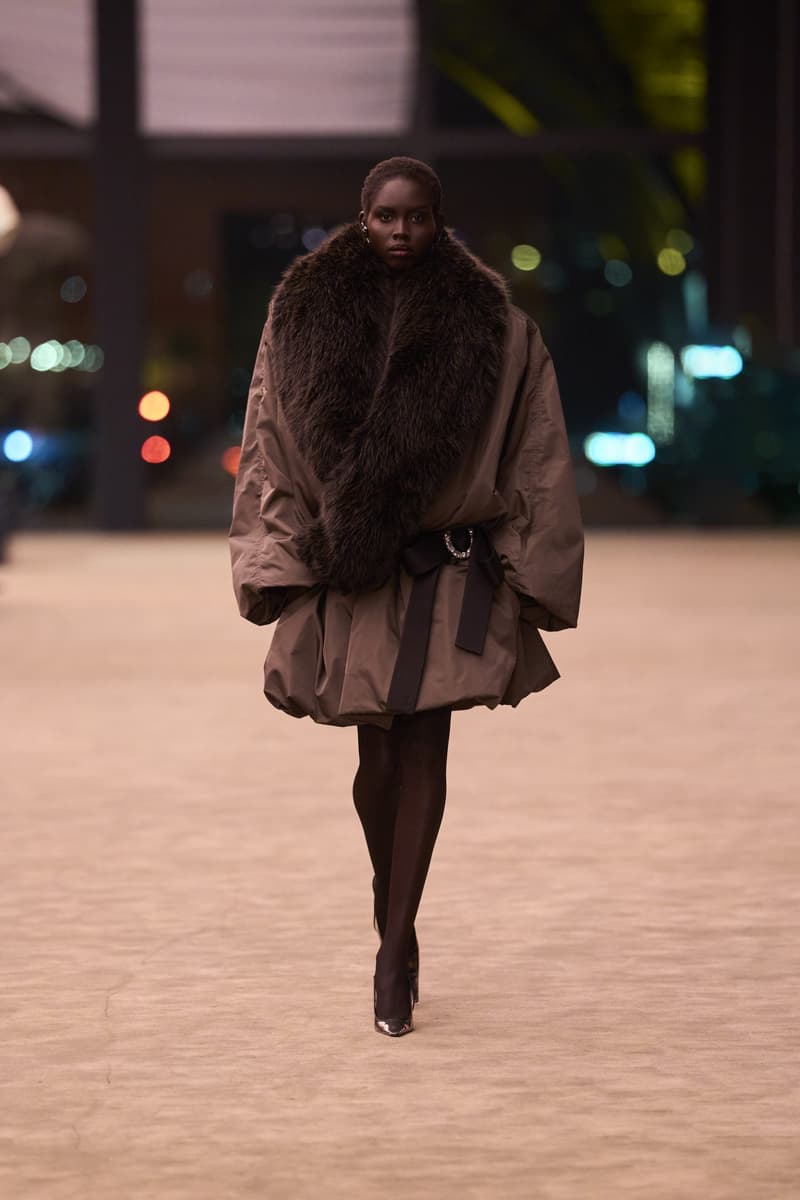 Saint Laurent Winter 2026 Womenswear Collection Redefines Power Dressing With Sharp Tailoring