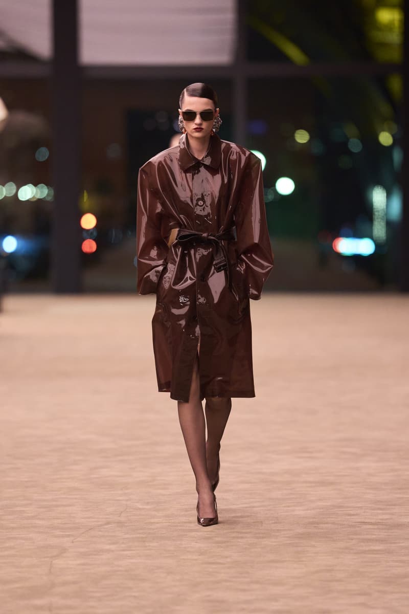 Saint Laurent Winter 2026 Womenswear Collection Redefines Power Dressing With Sharp Tailoring