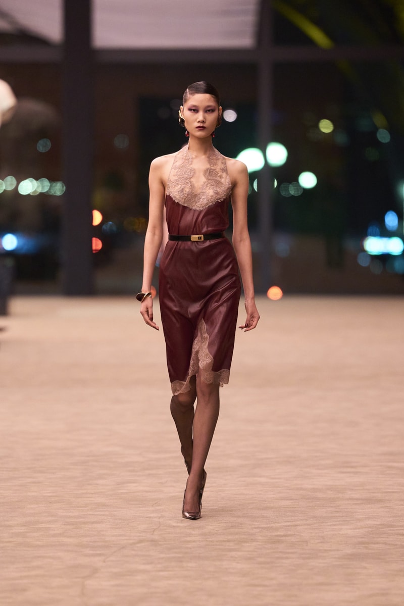 Saint Laurent Winter 2026 Womenswear Collection Redefines Power Dressing With Sharp Tailoring