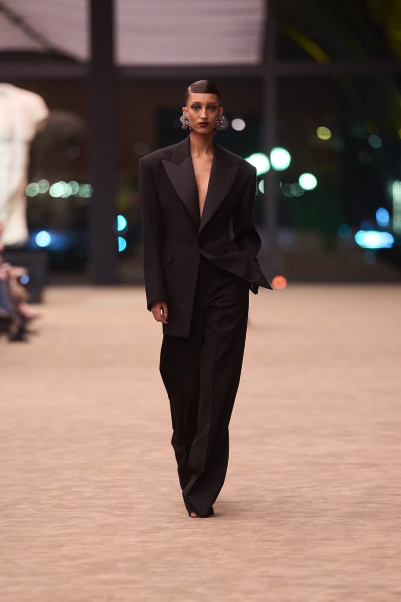 Saint Laurent Winter 2026 Womenswear Collection Redefines Power Dressing With Sharp Tailoring