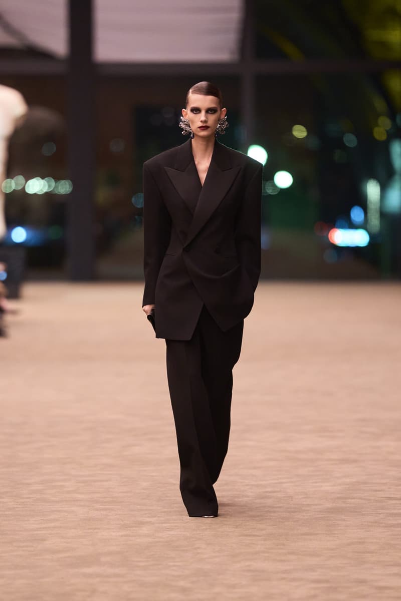 Saint Laurent Winter 2026 Womenswear Collection Redefines Power Dressing With Sharp Tailoring