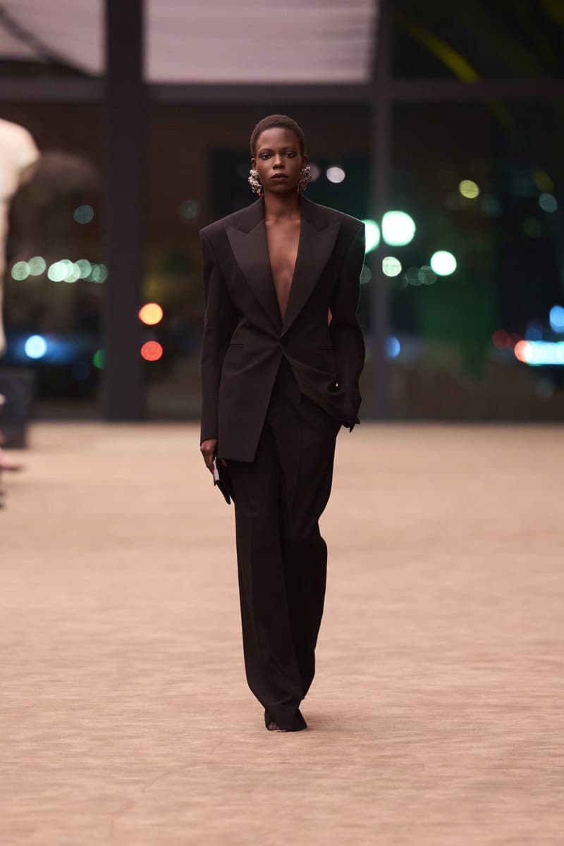Saint Laurent Winter 2026 Womenswear Collection Redefines Power Dressing With Sharp Tailoring