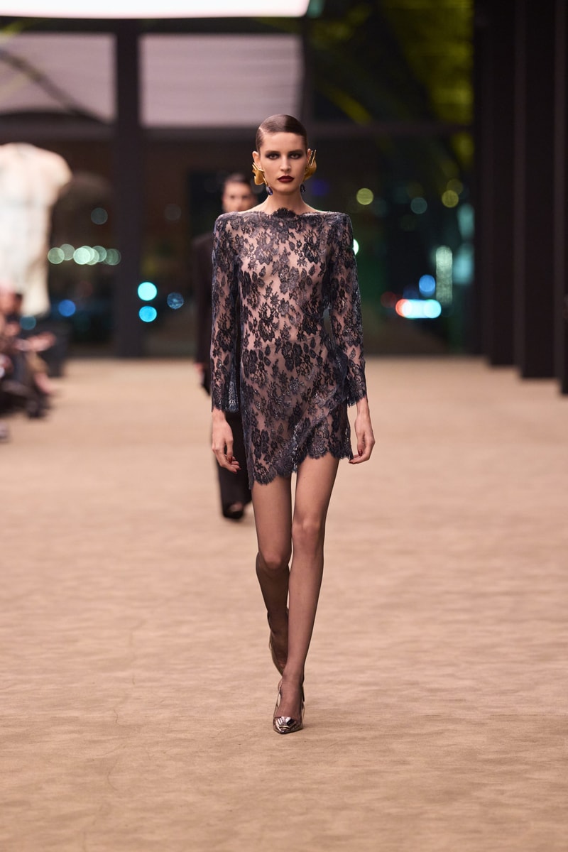 Saint Laurent Winter 2026 Womenswear Collection Redefines Power Dressing With Sharp Tailoring