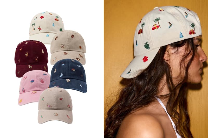 ZARA 刺繡棒球帽推薦：貓咪、狗狗及草泥馬圖案，百搭又親民的夏日配件