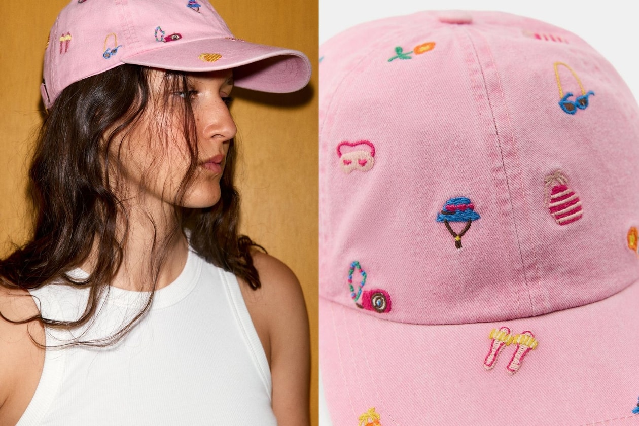 ZARA 刺繡棒球帽推薦：貓咪、狗狗及草泥馬圖案，百搭又親民的夏日配件