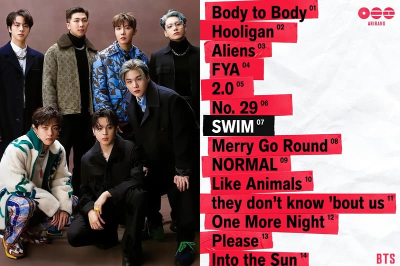 BTS 回歸 2026：第 5 張正規專輯 ARIRANG tracklist 公開，3月21號 Netflix 同步直播 The Comeback Live