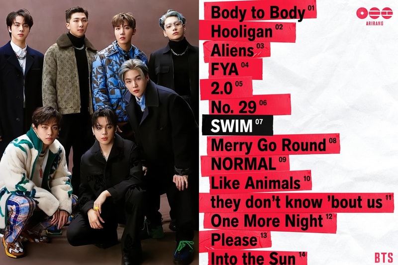 BTS 回歸 2026：第 5 張正規專輯 ARIRANG tracklist 公開，3月21號 Netflix 同步直播 The Comeback Live