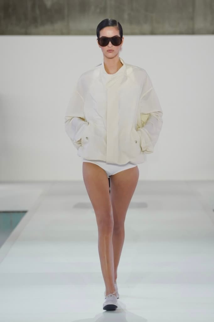 COS 2026 Spring Summer Collection Seoul Fashion Show Looks Beige Gray Minimalism