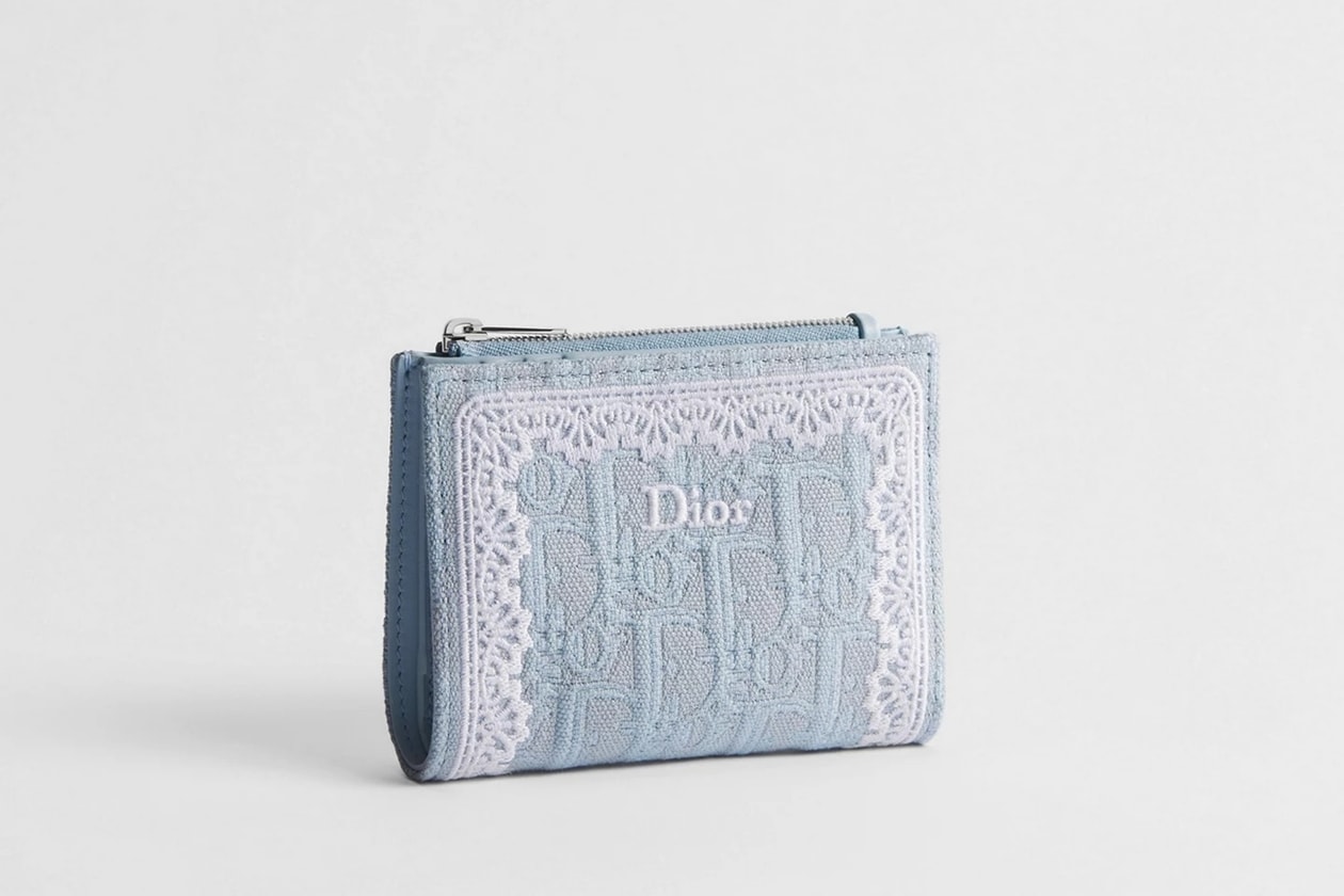 Dior 日本限定銀包、Dior Oblique 蕾絲銀包、日本必買精品 2026、藍色精品推薦