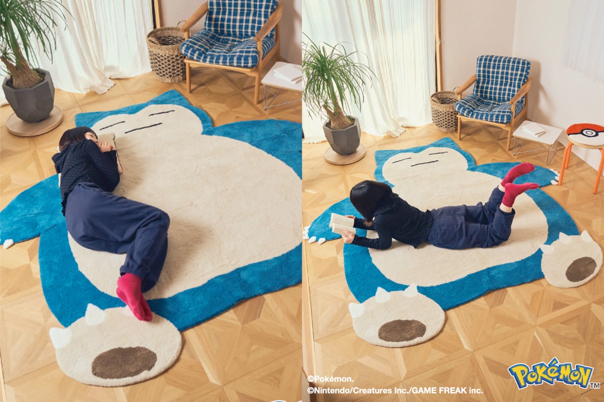 MIYOSHI RUG Pokémon collabration kabigon pikachu metamon ditto