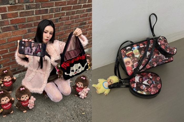 風靡韓國女生的百褶袋換上超萌 Monchhichi,每款都能戳中你的心!