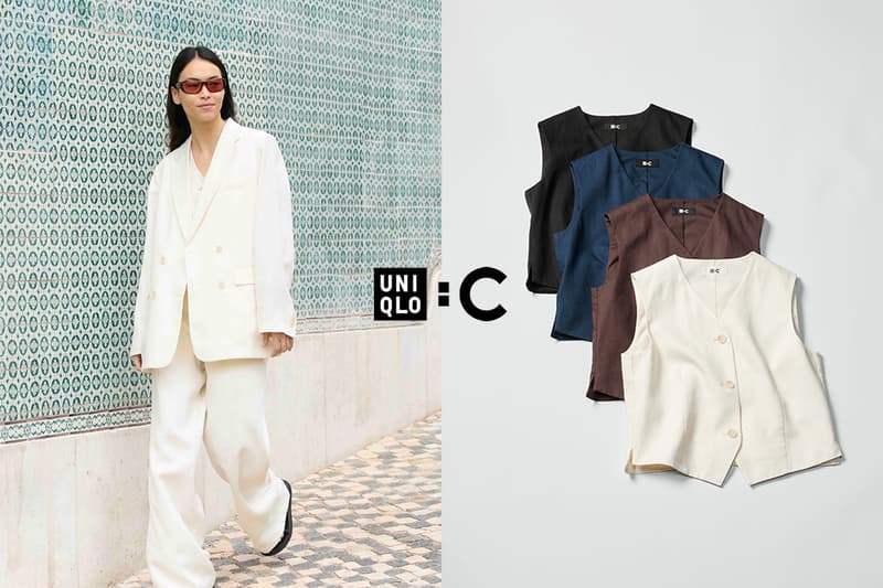 比日本更早開賣：UNIQLO：C 第二波亞麻西裝背心、寬褲... 100% 慵懶時髦！
