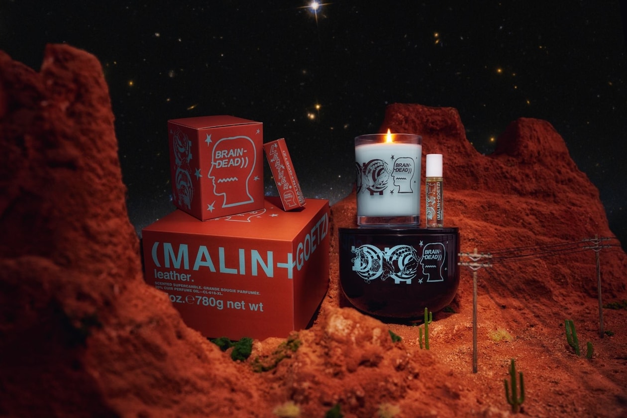 外星主題太可愛：MALIN+GOETZ x Brain Dead 聯乘，全新皮革香氛個性十足！