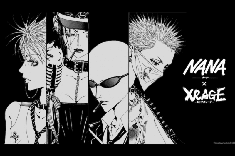 青春回憶又回來了：《NANA》x XRAGE 聯名系列登場，還帶來粉絲必逛的限定快閃店！