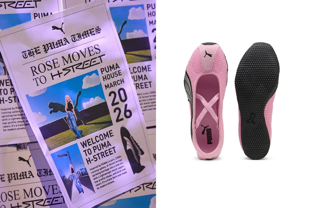 PUMA H-Street Ballet 芭蕾舞鞋推薦：Rosé 同款延伸系列、款式顏色穿搭全攻略