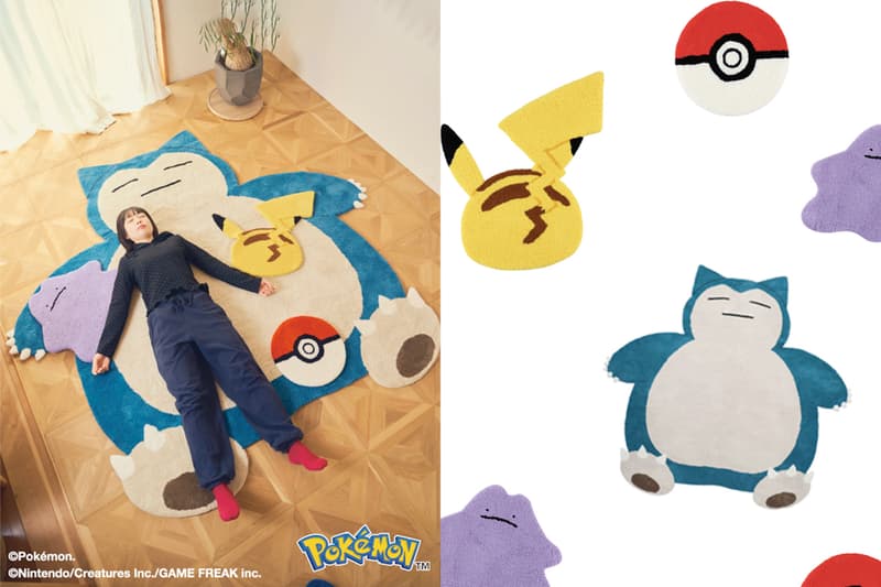 MIYOSHI RUG 推出 1：1 寶可夢地毯：荷包難守的三十週年，悠悠躺在卡比獸肚子上！