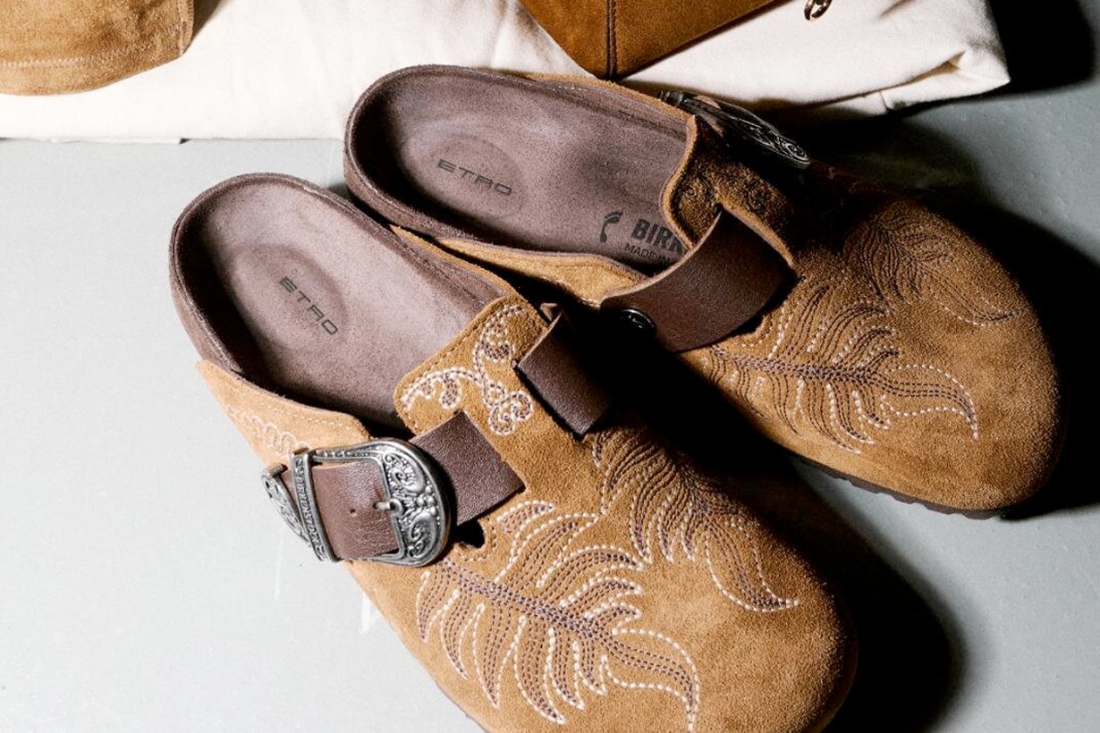 etro birkenstock collabration boots slides boston 2026 fall winter mfw
