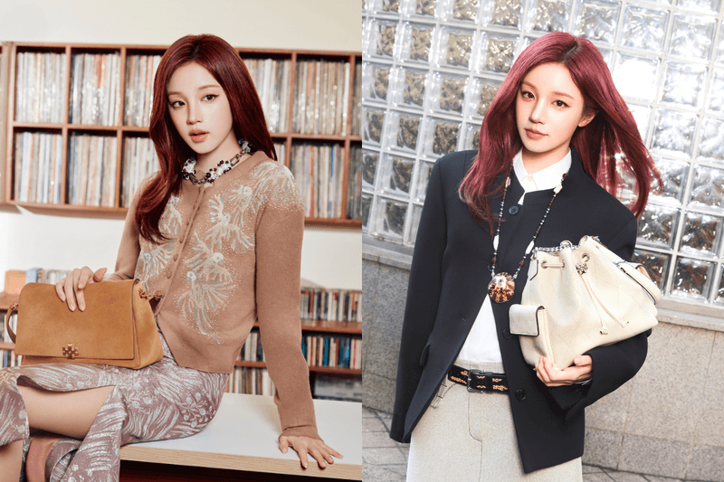 tory burch yu qi song 2026 spring summer charlie romy handbag highlight