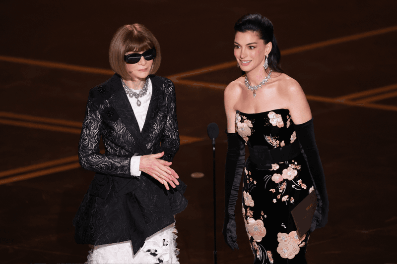 anne hathaway beauty trick oscar 2026 hair braids tight