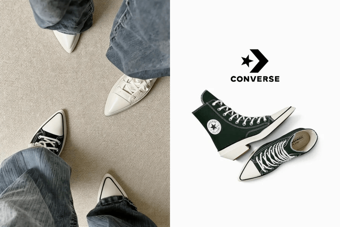 誰還能比 Converse 有創意?不只把帆布鞋變成尖頭,還是時髦的牛仔靴!