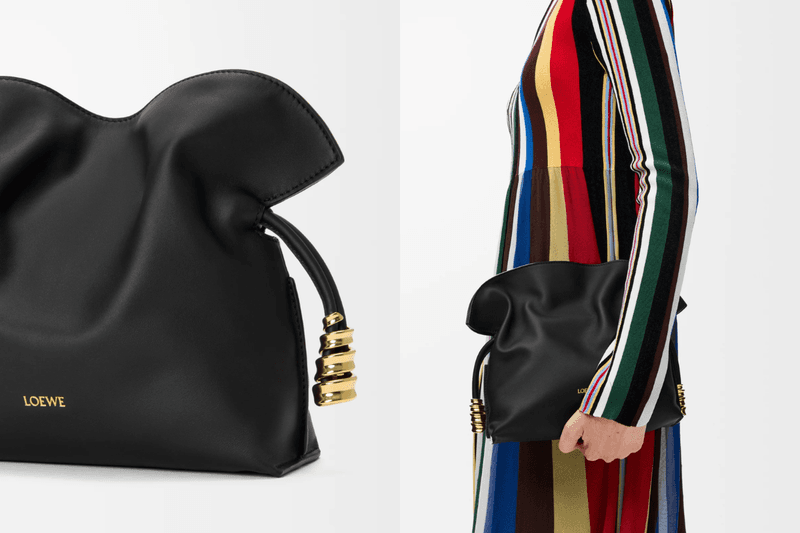 Loewe SS26 Coil Flamenco Clutch Debuts as a Sculptural Update to the Iconic Bag