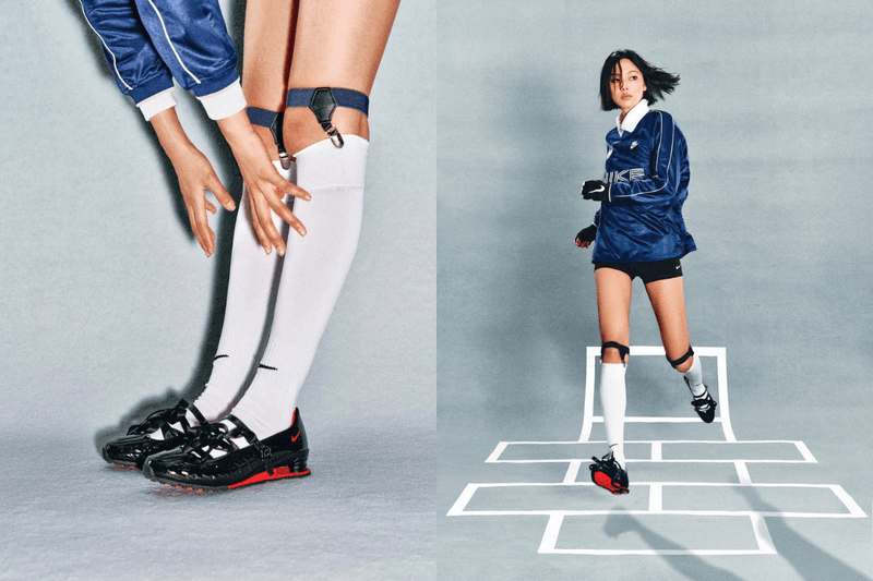 LABELHOOD x Nike Shox Z Calistra Black University Red: A New Ballet Sneaker Era