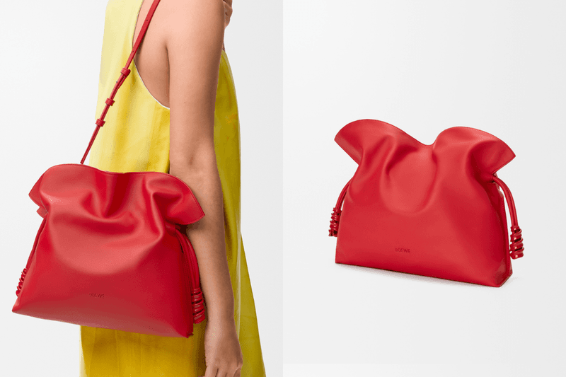 Loewe SS26 Coil Flamenco Clutch Debuts as a Sculptural Update to the Iconic Bag