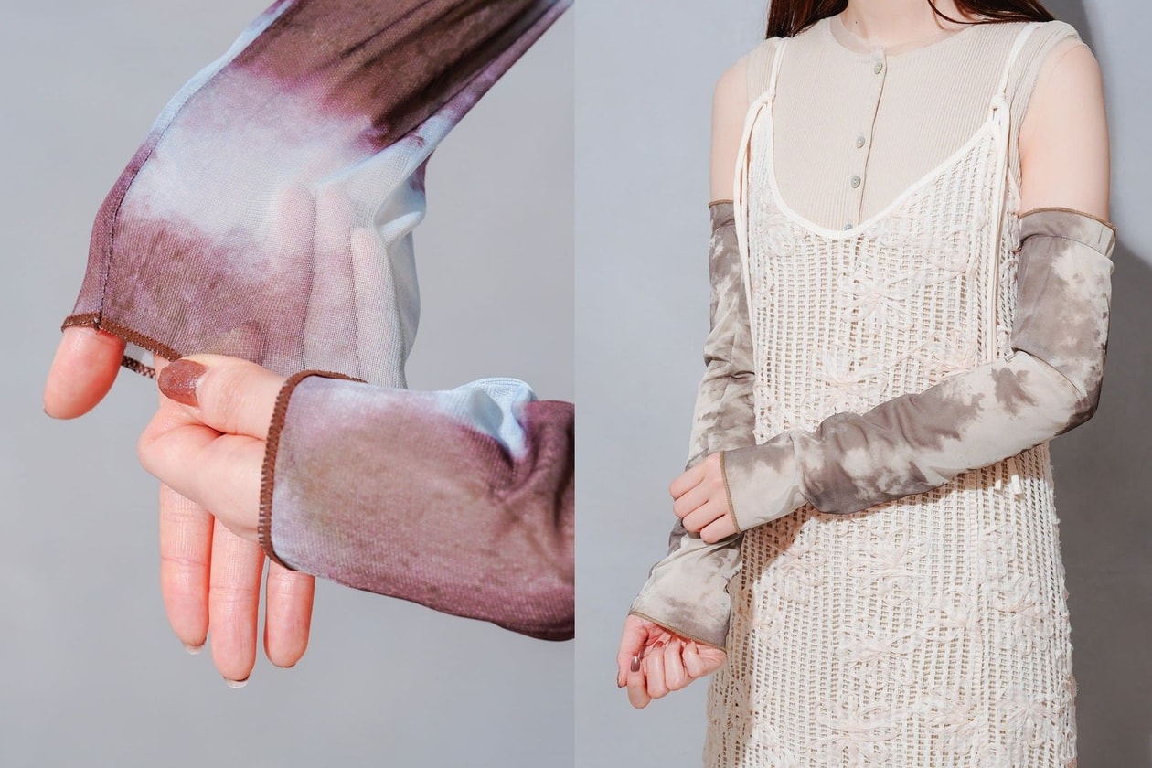 防曬穿搭推薦：3COINS 手袖套真的太有創意！5 款透膚碎褶設計，是穿搭也是防曬