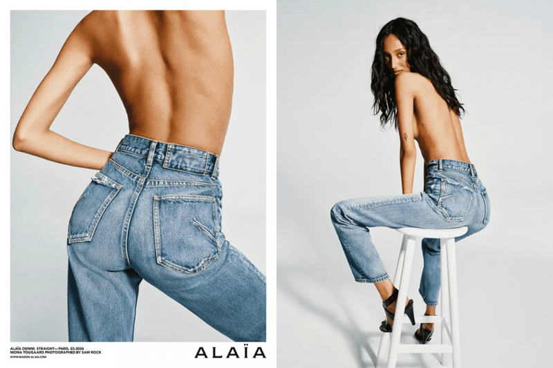 毫不費力就很時髦！Alaïa 推出首個丹寧系列，誰能抗拒這條完美牛仔褲？