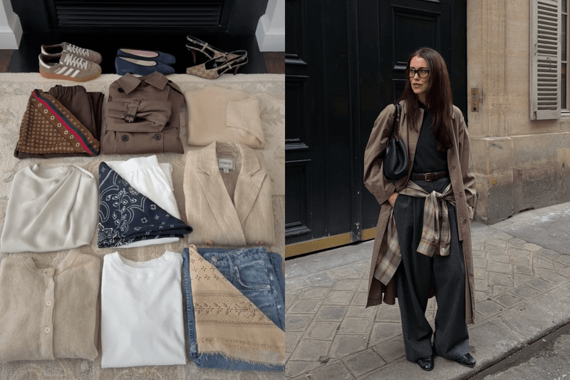 旅行也想每天換造型？試試這套「九宮格打包法」，行李減半也能時髦出發！