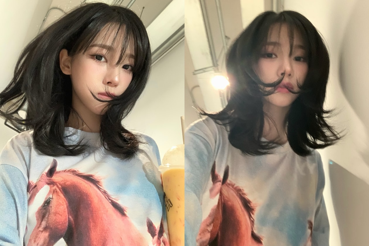 Korean celebrities Wonyoung, Karina, and Lisa showcasing 2026 Spring Summer bang hairstyles.