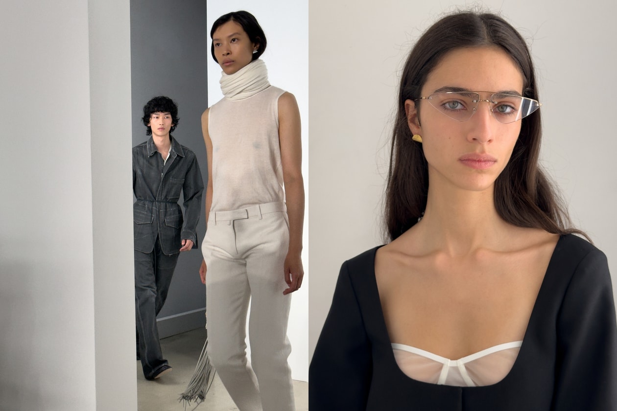 Calvin Klein Collection Spring 2026 campaign featuring minimalist clothing and underwear as outerwear trend