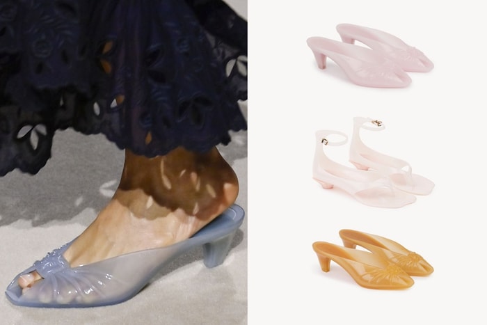 像是從 Barbie 衣櫃走出來!Chloé 全新夢幻果凍鞋系列,實現雨天的優雅穿搭